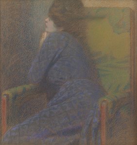 Martha Kurzweil in Armchair